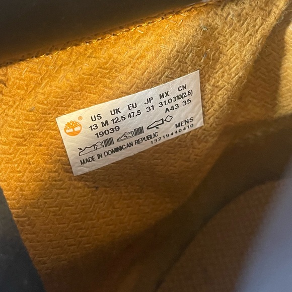 Timberland® Classic 6-Inch Waterproof Men’s Boot Size 13 - Picture 11 of 16